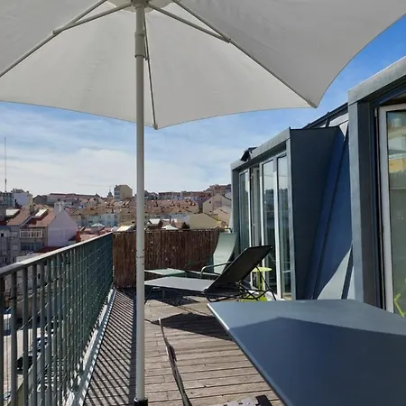 Big Terrace Apartment-graca Apartament Lizbona